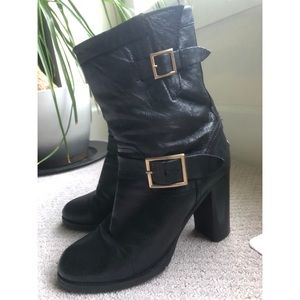 Jimmy Choo Leather Booties